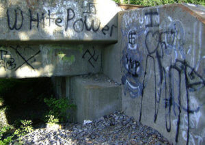 white-power-graffiti